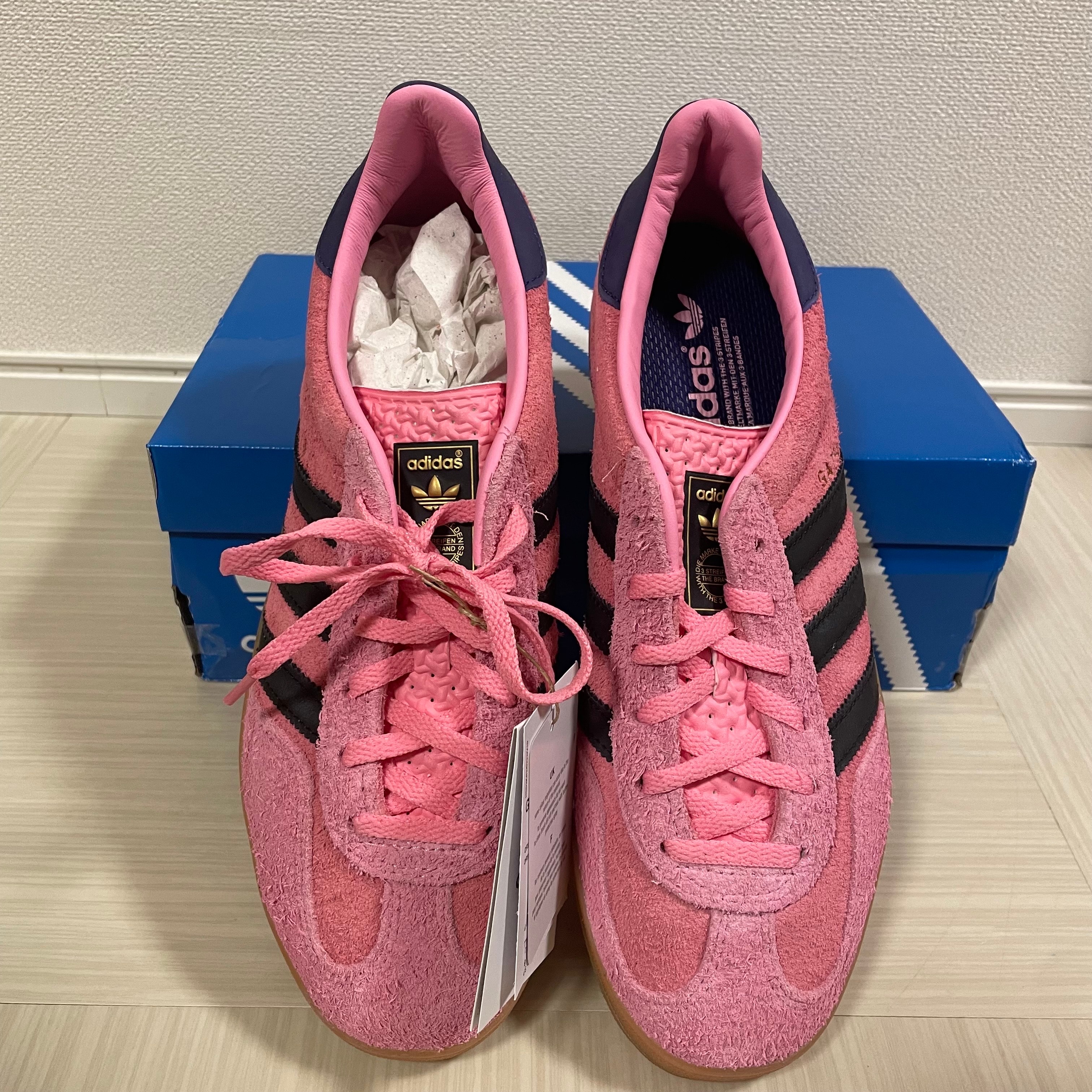 adidas Women's Gazelle Indoor "Bliss Pink/Core Black/Collegiate Purple"