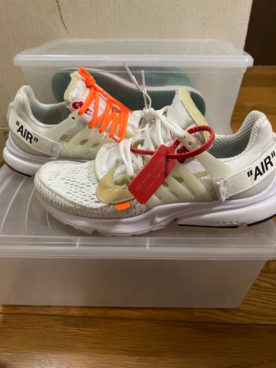 Off-White × Nike Air Presto "White/Black/Cone"
