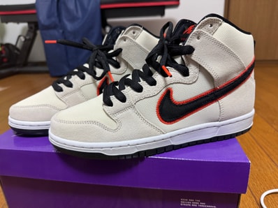 Nike SB Dunk High "San Francisco Giants/Coconut Milk and Black"