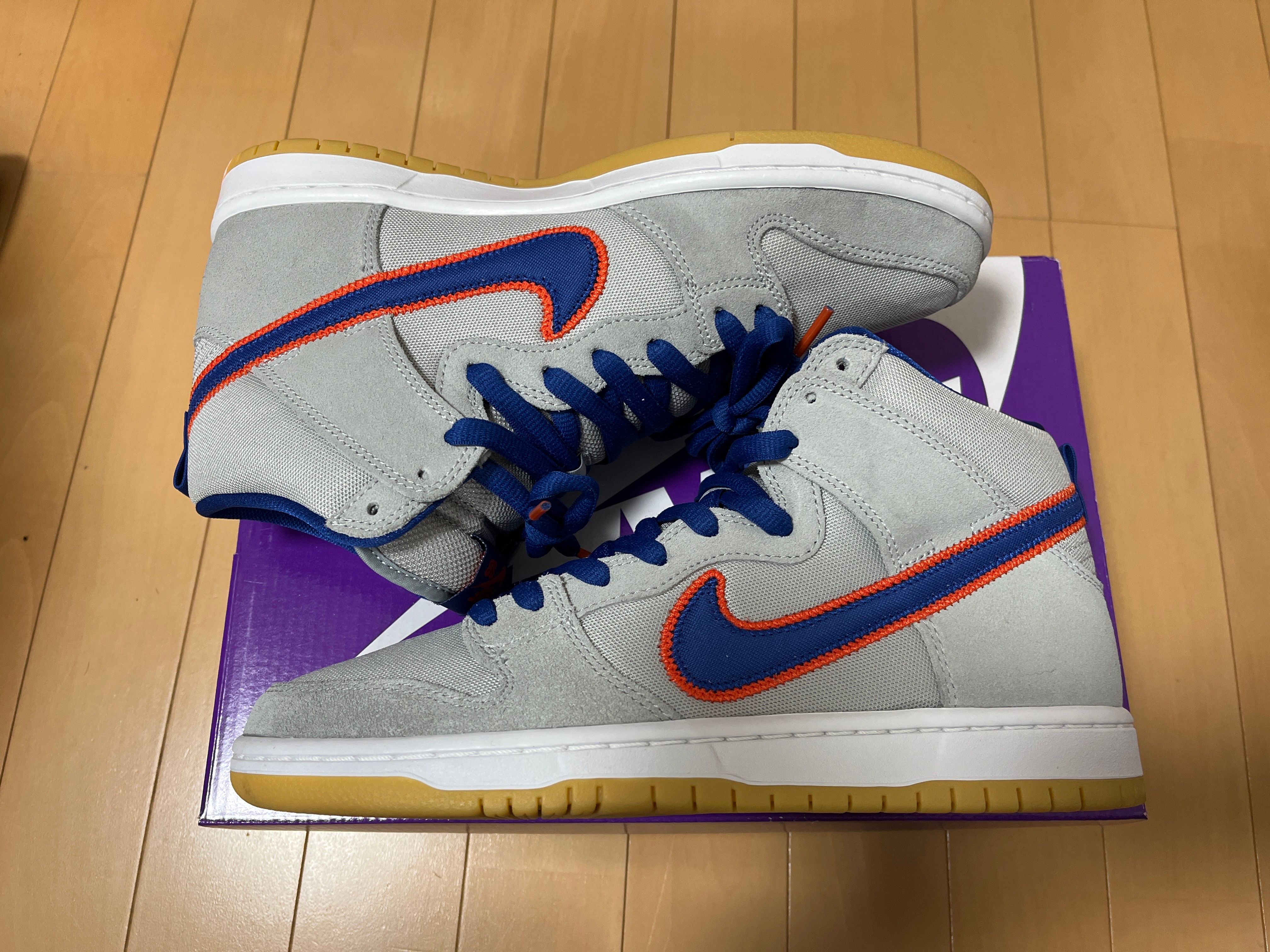 Nike SB Dunk High "Rush Blue and Team Orange/New York Mets"