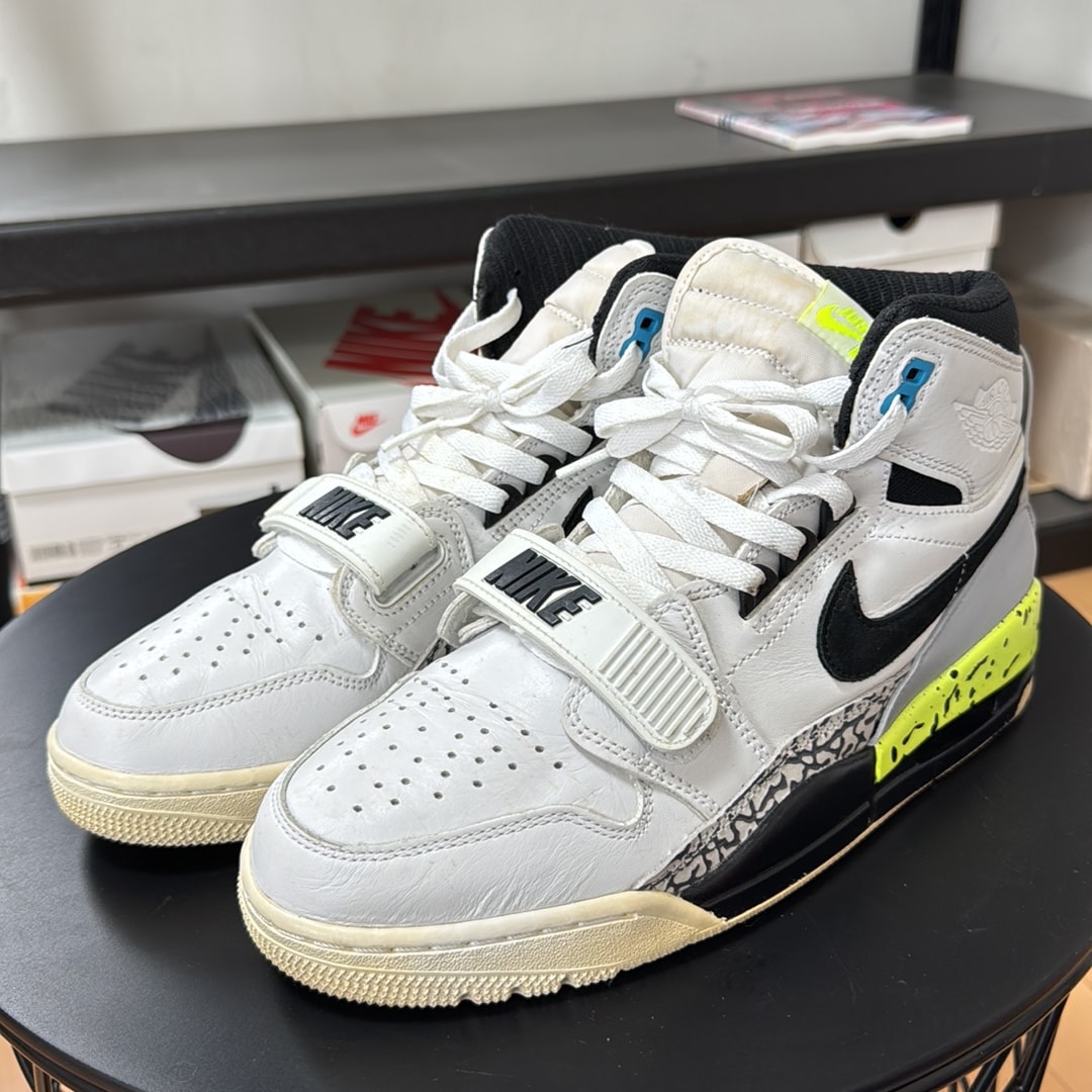 Don C × Nike Jordan Legacy 312 "Black-Volt-Vivid Blue"
