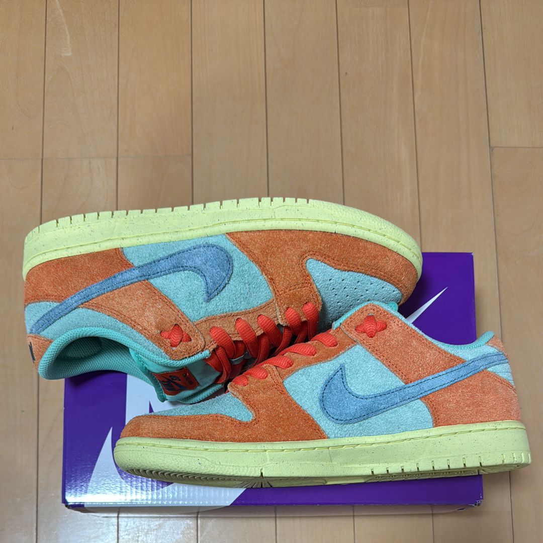 Nike SB Dunk Low Pro PRM "Orange and Emerald Rise"