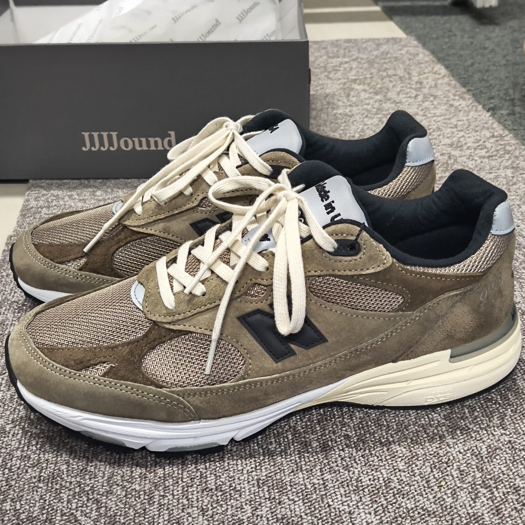JJJJound × New Balance 993 "Mushroom/White"