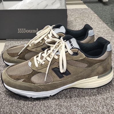 JJJJound × New Balance 993 "Mushroom/White"