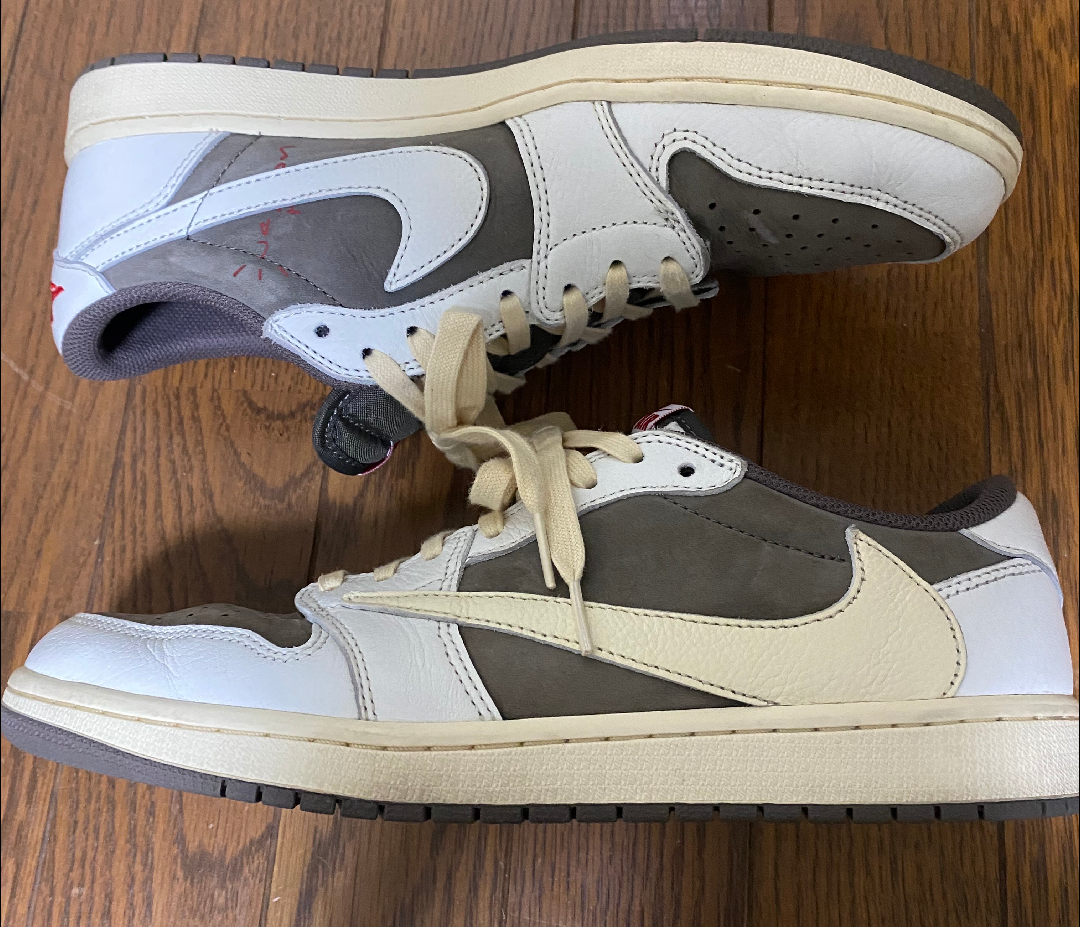 Travis Scott × Nike Air Jordan 1 Low OG SP "Reverse Mocha/Sail and Ridgerock"