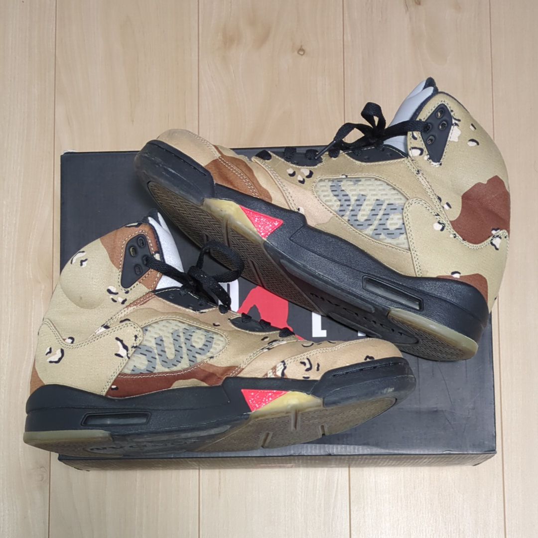 Supreme × Nike Air Jordan 5 Retro "Desert Camo"