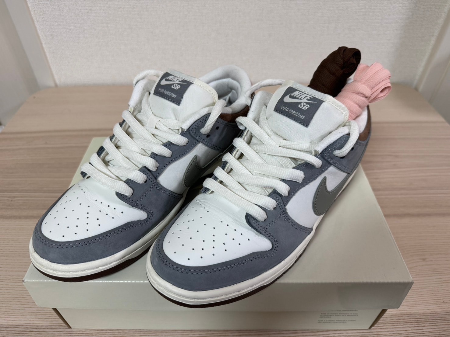 堀米 雄斗(Yuto Horigome) × Nike SB Dunk Low Pro QS "Wolf Grey"