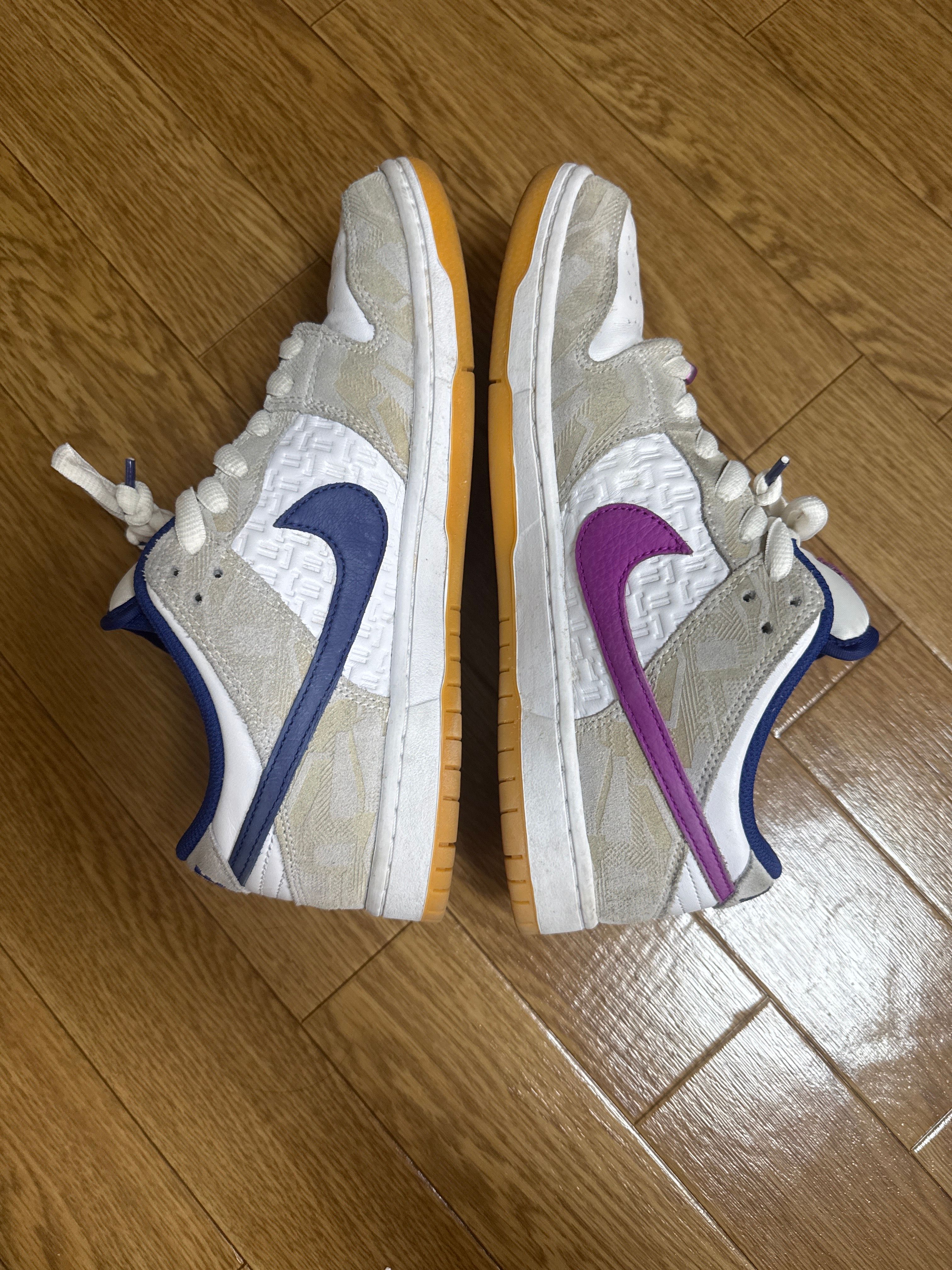 Rayssa Leal × Nike SB Dunk Low PRM "Pure Platinum and Vivid Purple"