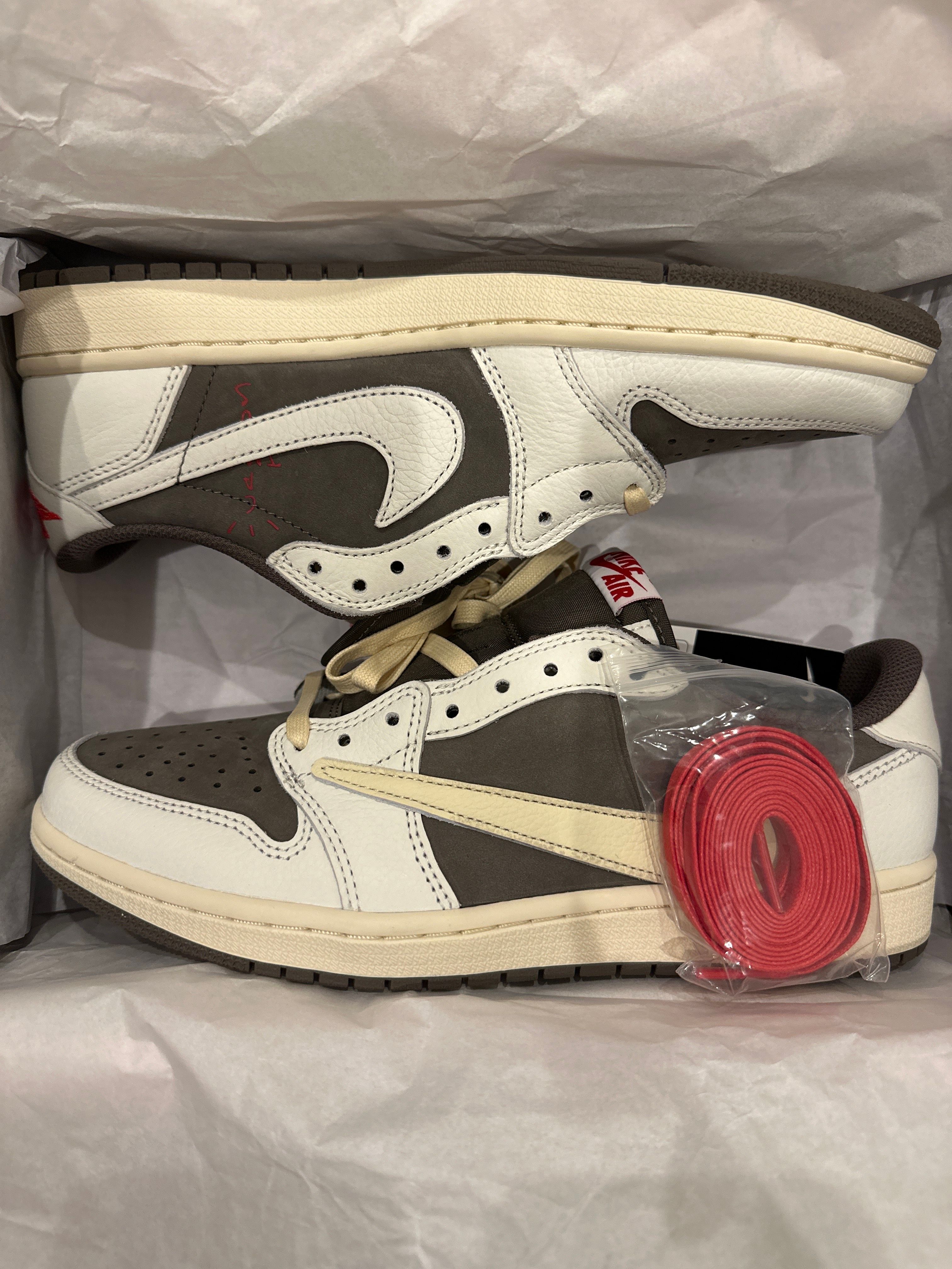 Travis Scott × Nike Air Jordan 1 Low OG SP "Reverse Mocha/Sail and Ridgerock"