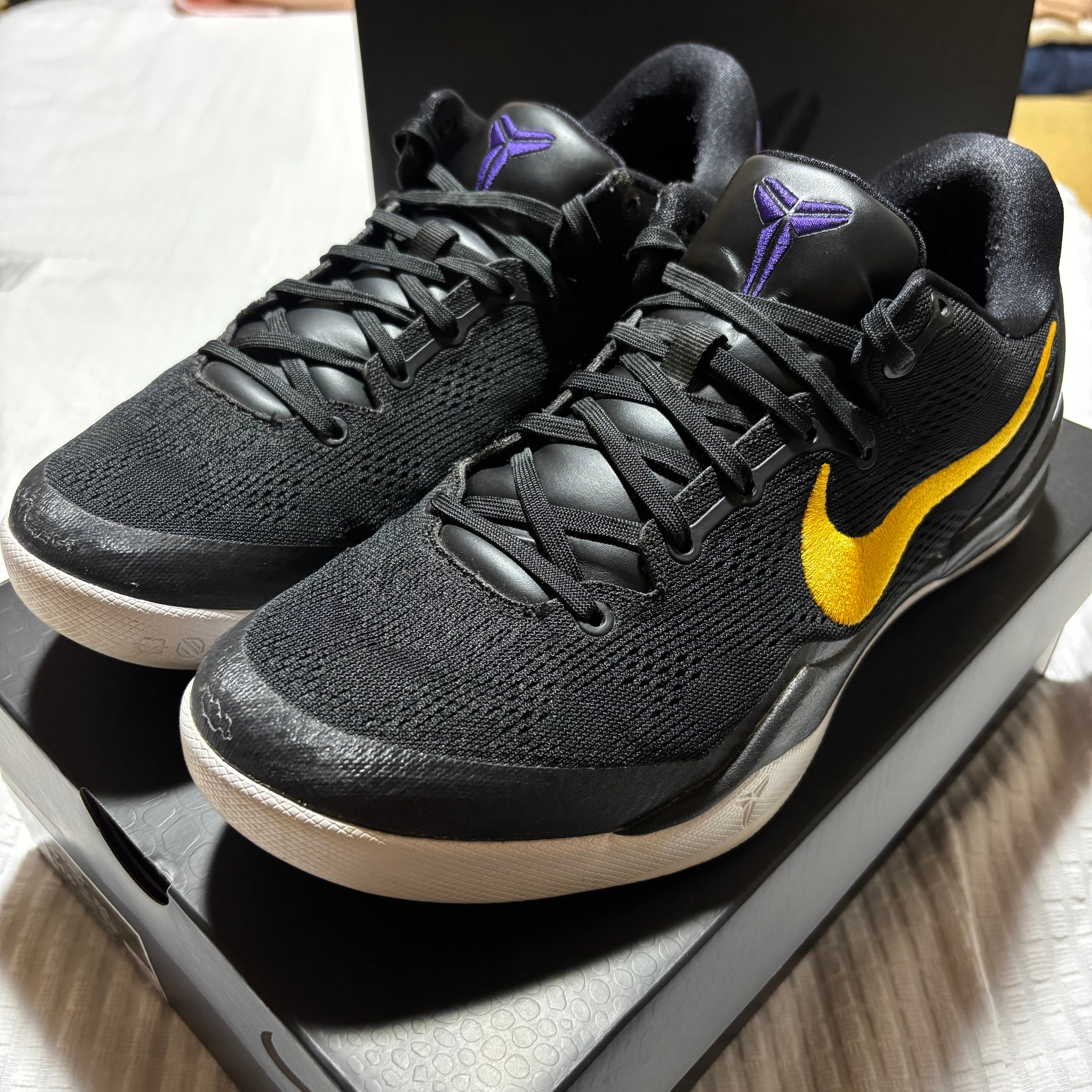 Nike Kobe 8 Protro "Black and University Gold"