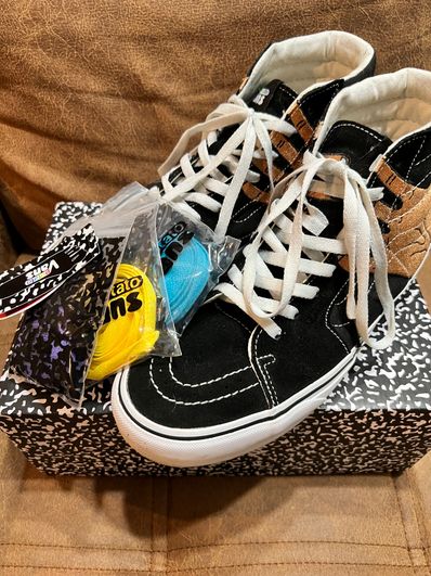 Imran Potato × Vans Vault UA SK8-HI VR3 LX "Black/White & Fenugreek"