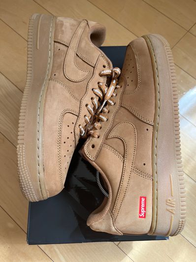 Supreme × Nike Air Force 1 Low "Flax/Wheat"