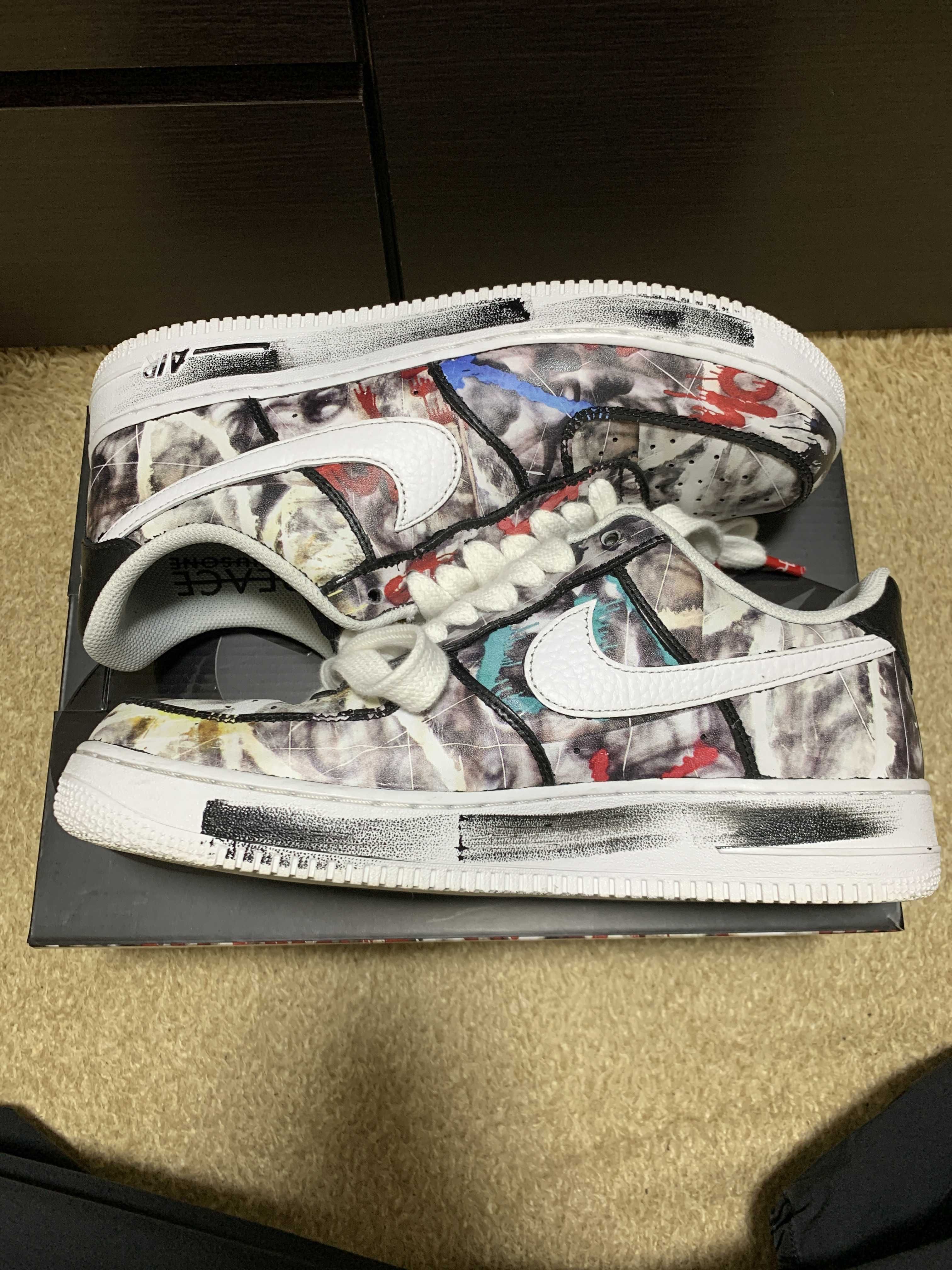 PEACEMINUSONE × Nike Air Force 1 Low Para Noise "Black" / G-DRAGON