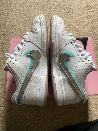 Diamond Supply Co. × Nike SB Dunk Low Pro "White"