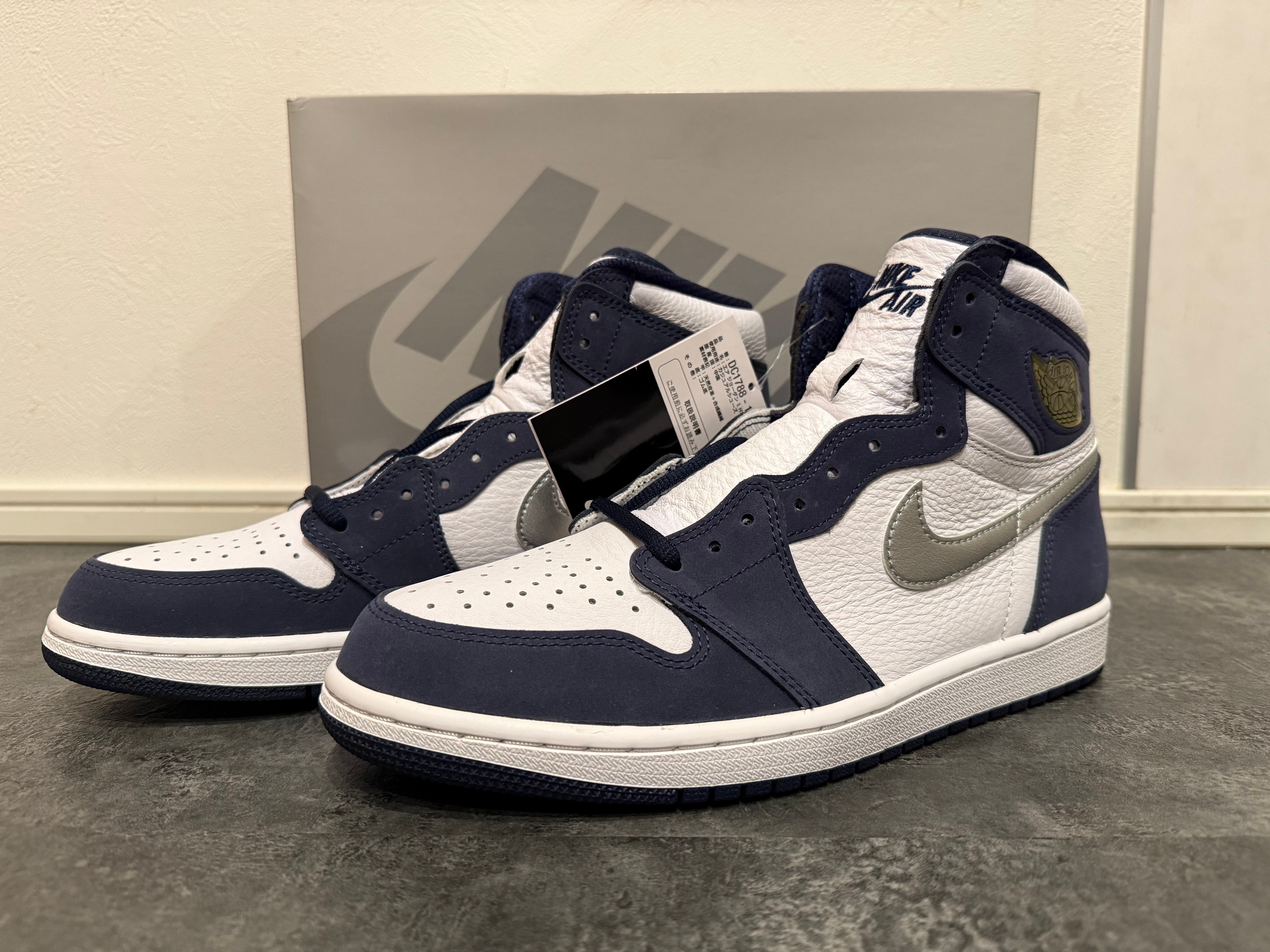 Nike Air Jordan 1 High OG CO.JP "White/Midnight Navy" (2020)(ブリーフケースなし)