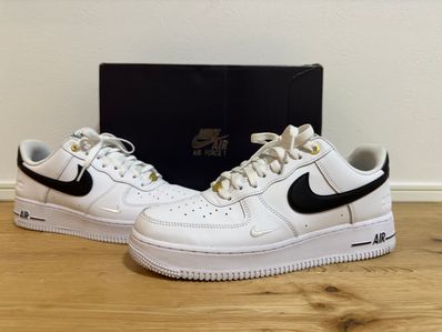 Nike Air Force 1 Low '07 LV8 40th Anniversary "Black/White-Metallic Gold"