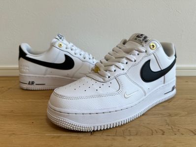Nike Air Force 1 Low '07 LV8 40th Anniversary "Black/White-Metallic Gold"