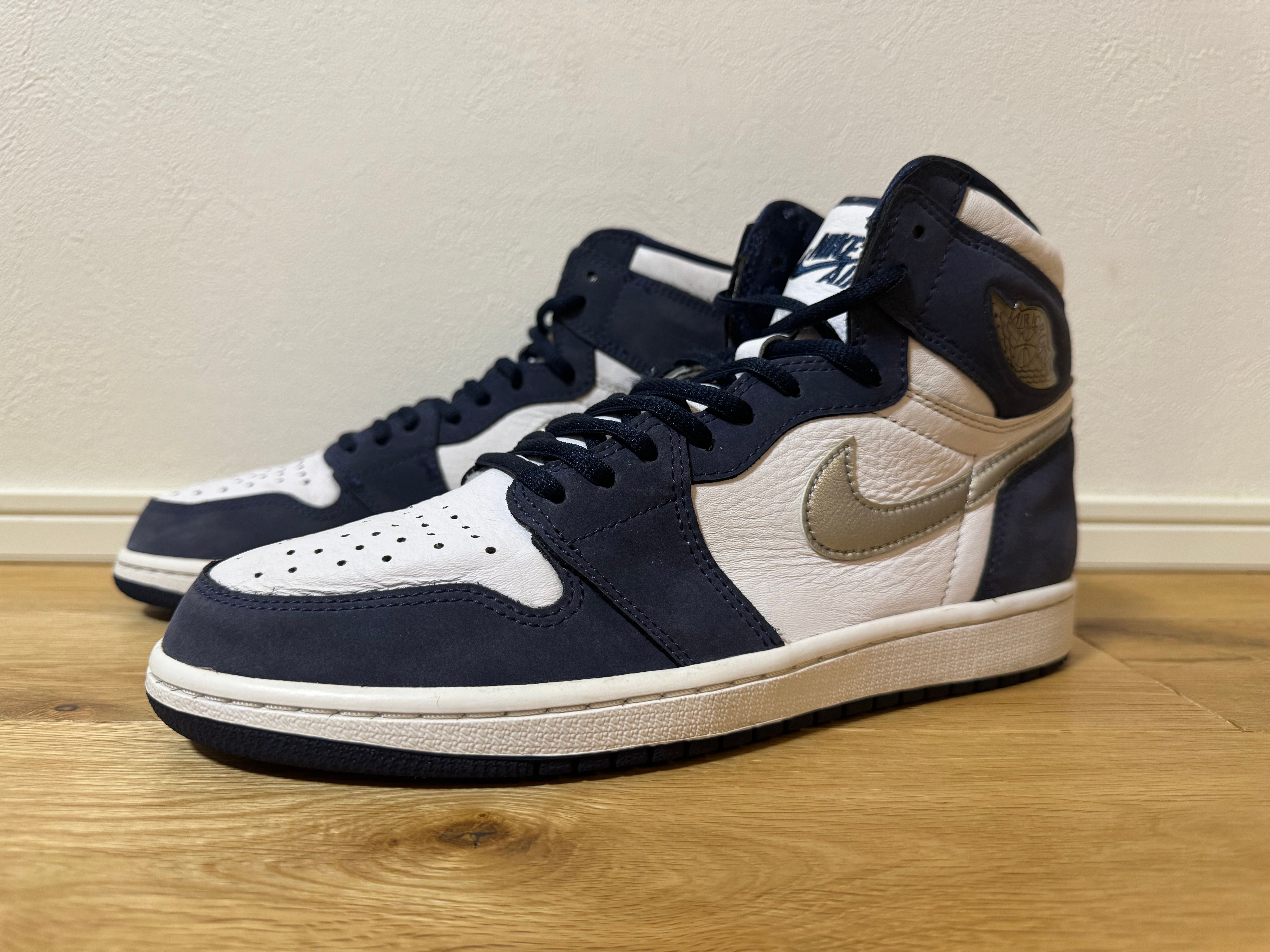 Nike Air Jordan 1 High OG CO.JP "White/Midnight Navy" (2020)(ブリーフケースなし)