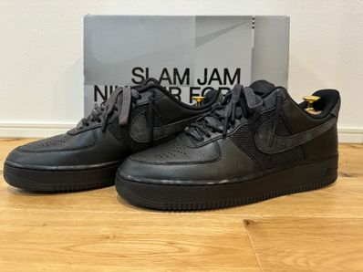 Slam Jam × Nike Air Force 1 Low "Black and Off Noir"