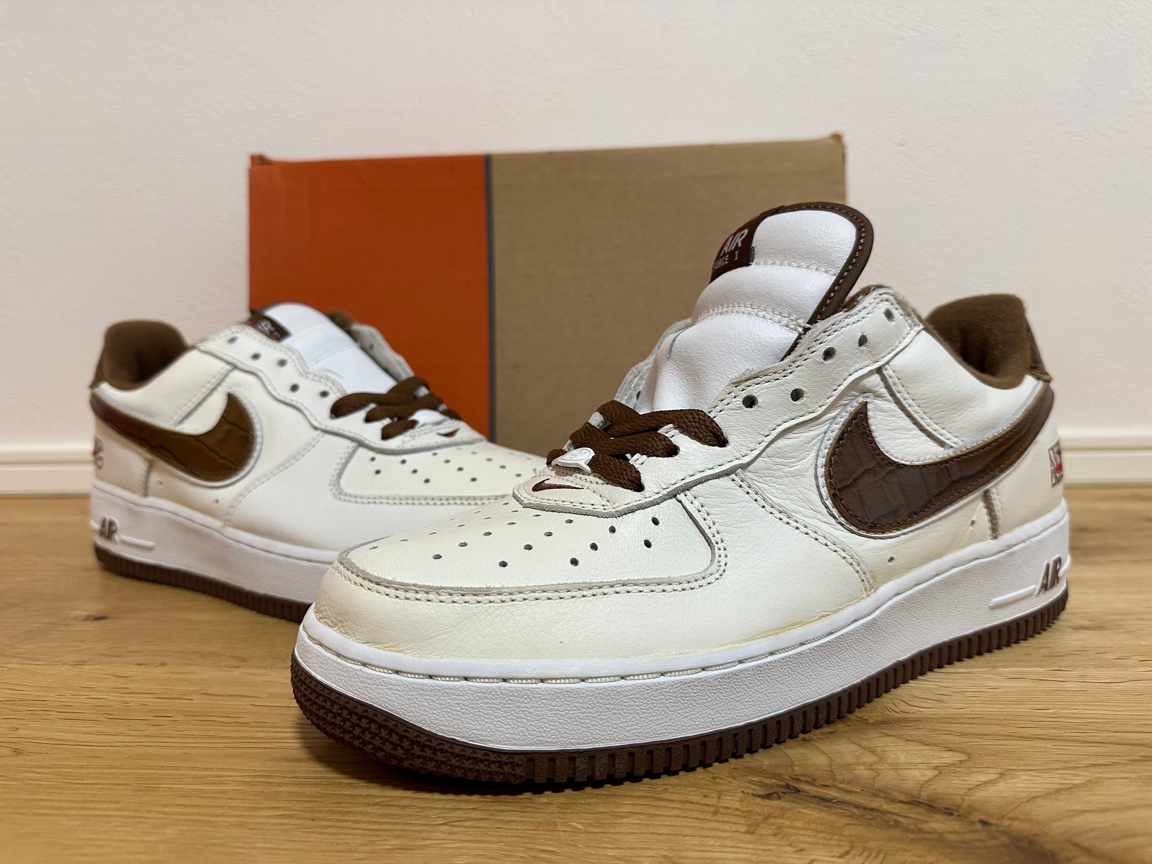Nike Air Force 1 Low NYC "White/Bison-Varsity Red"