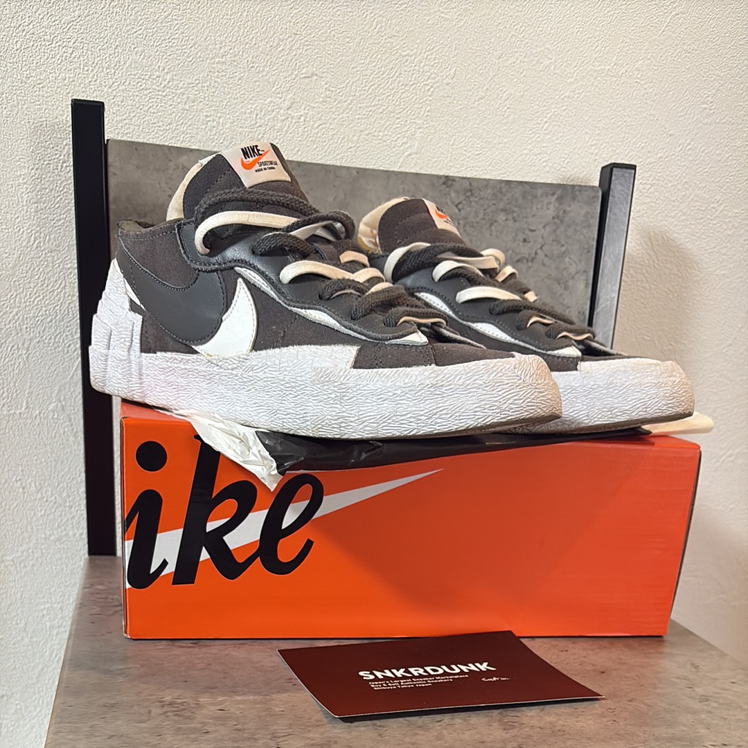 Sacai × Nike Blazer Low "Iron Grey"