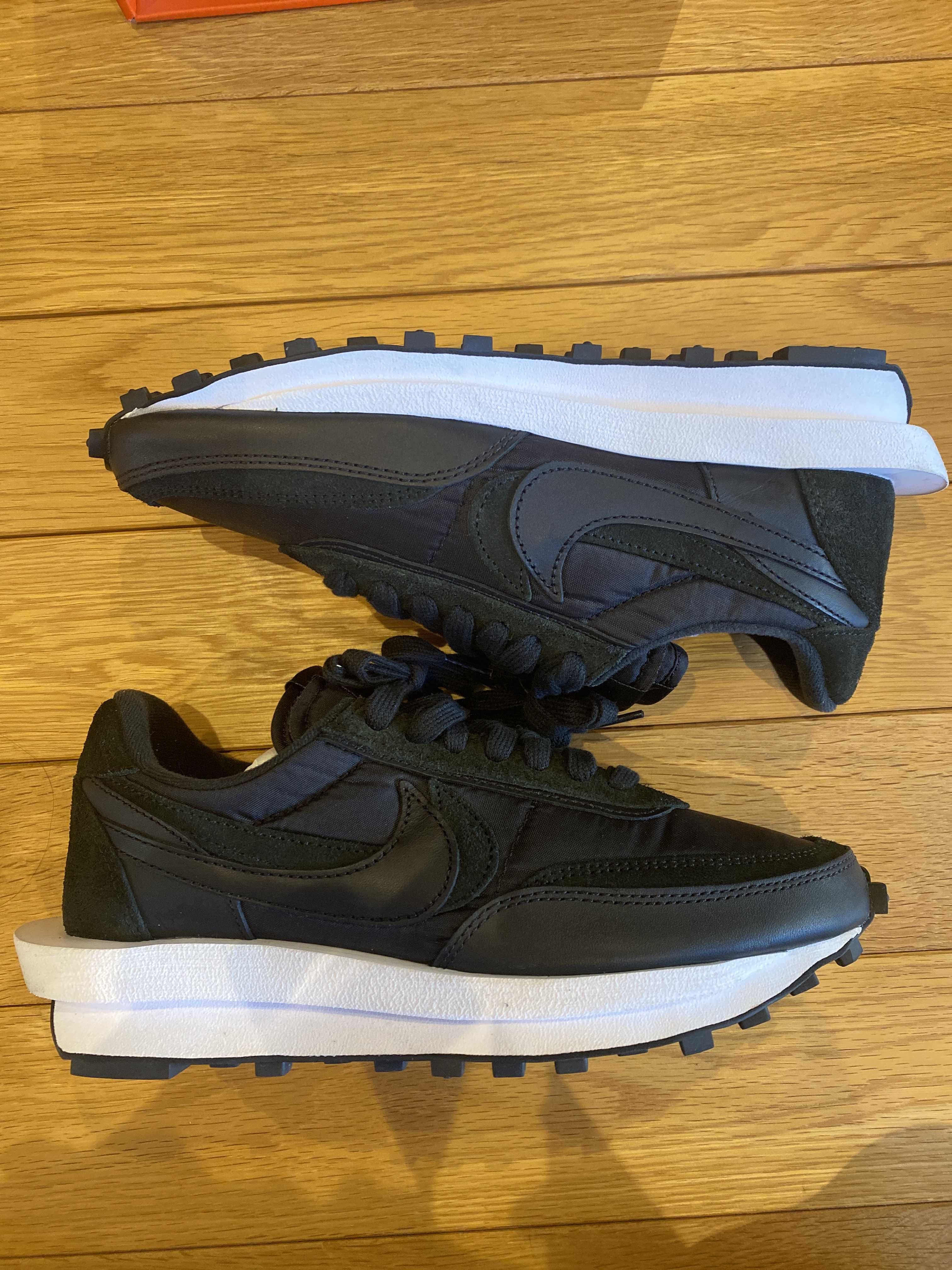 sacai × Nike LDV Waffle "Triple Black"