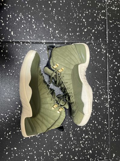 Nike Air Jordan12 "Olive Canvas"