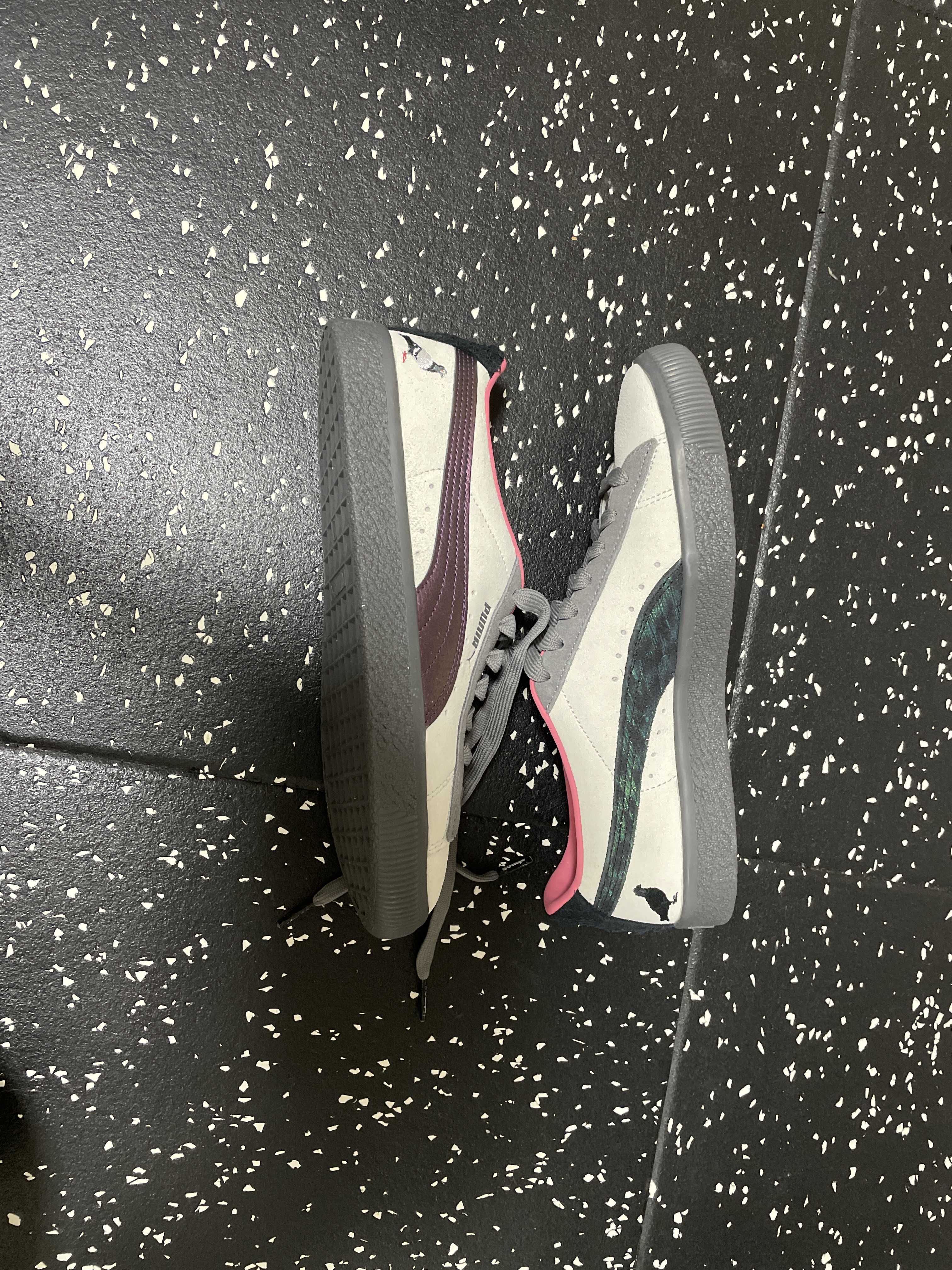 Staple × Atmos × Puma Suede "Natural Grey" 