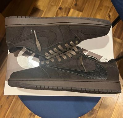 Travis Scott × Nike Air Jordan 1 Low OG SP "Velvet Brown and Dark Mocha"