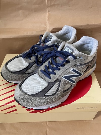 New Balance 990V4 "Gray/Slate Blue"