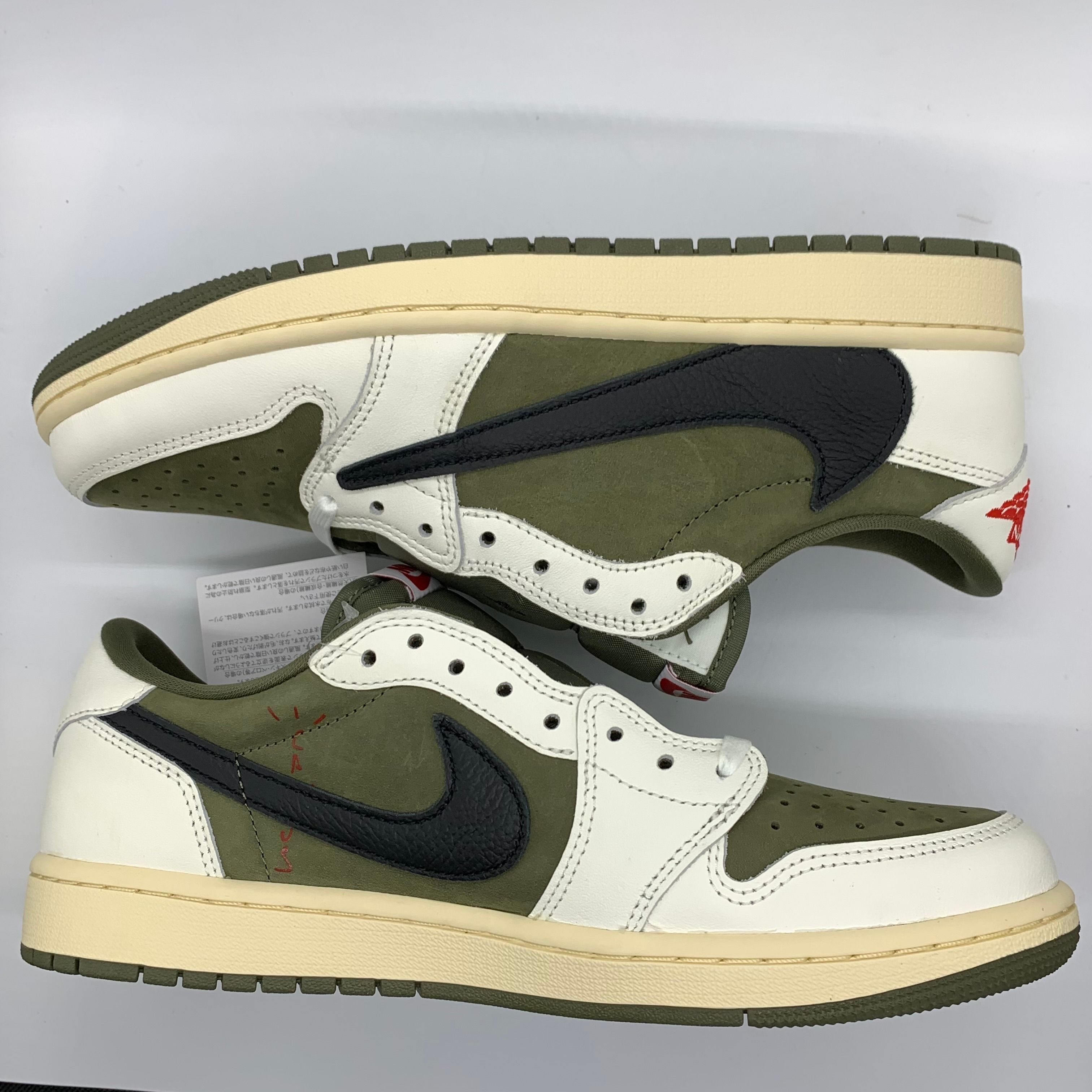 Travis Scott × Nike Air Jordan 1 Low OG SP "Reverse Olive"