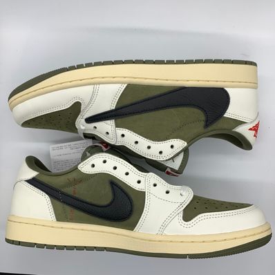 Travis Scott × Nike Air Jordan 1 Low OG SP "Reverse Olive"
