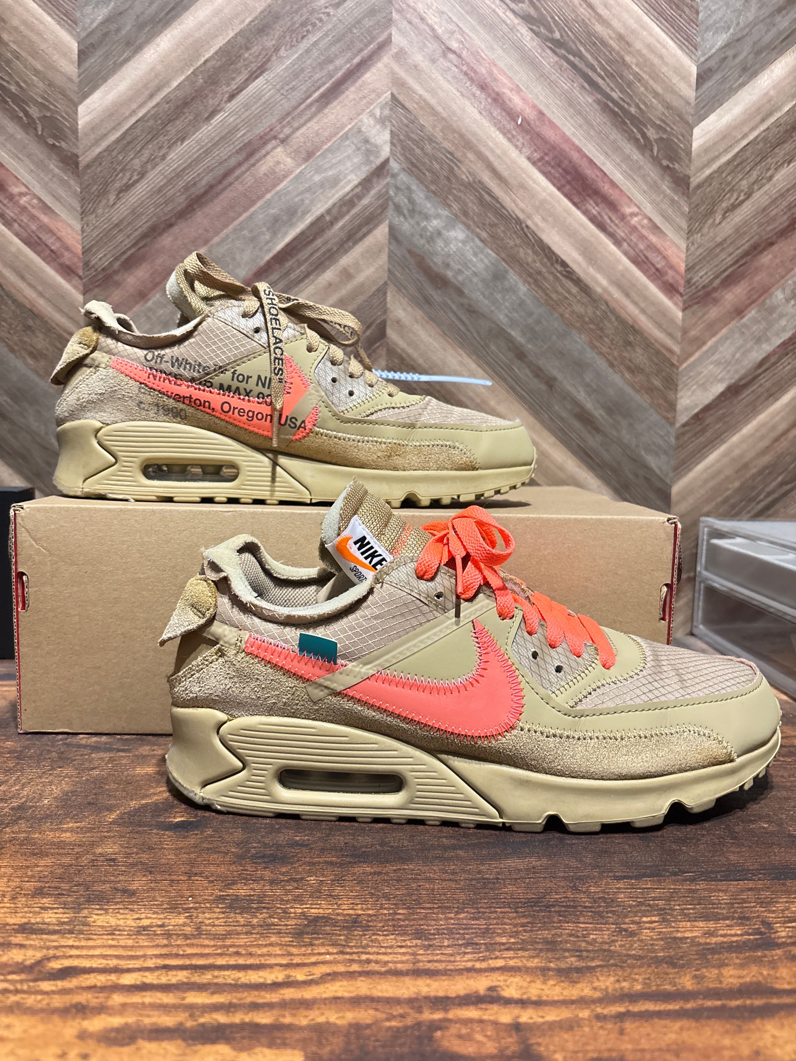 Off-White × Nike Air Max 90 "Desert Ore"