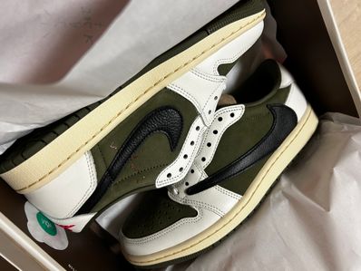 Travis Scott × Nike Air Jordan 1 Low OG SP "Reverse Olive"