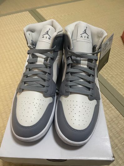 Nike Women's Air Jordan 1 Mid "Grey/Sail"
