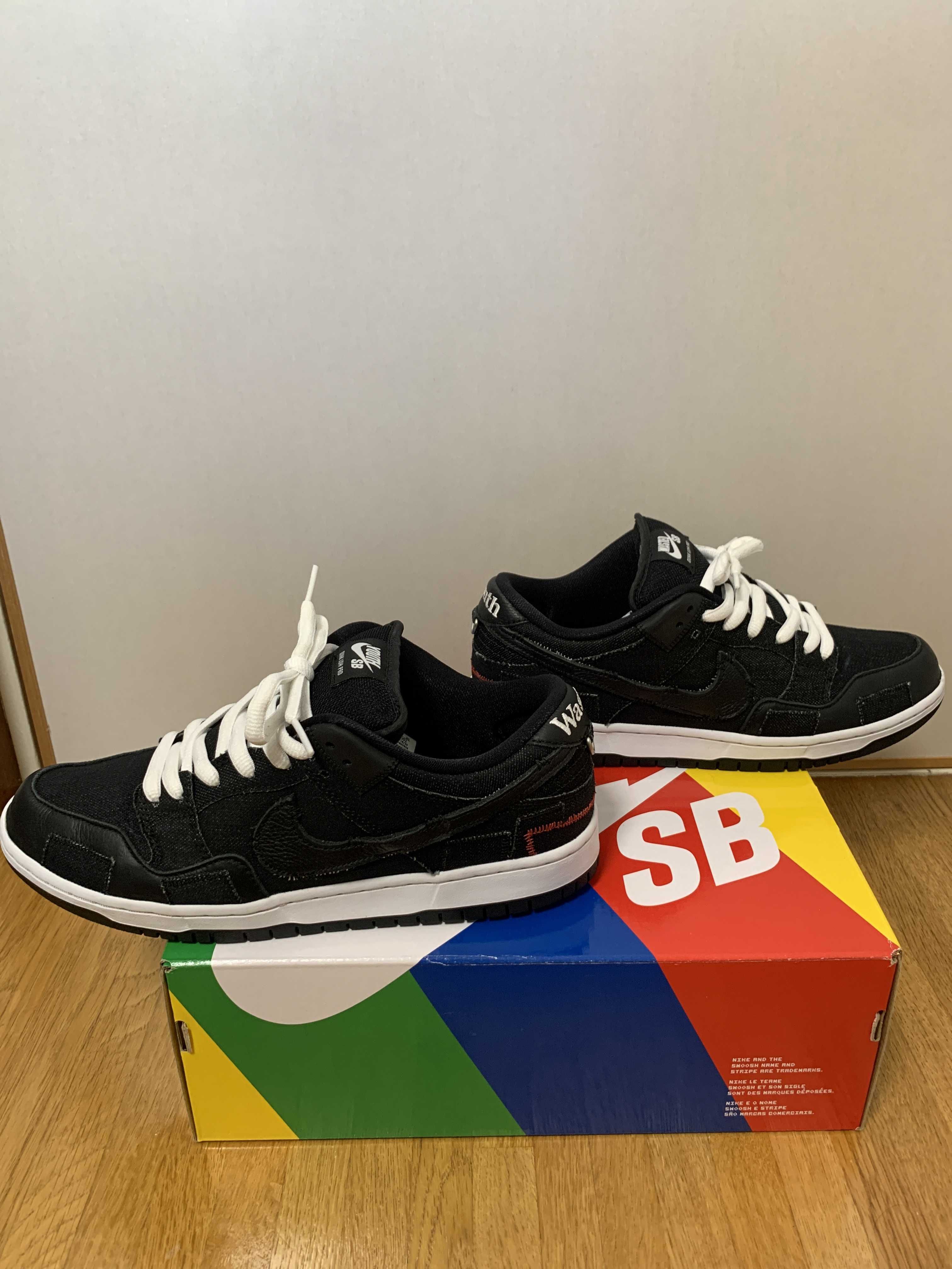 Wasted Youth × Nike SB Dunk Low "Black Denim" / VERDY