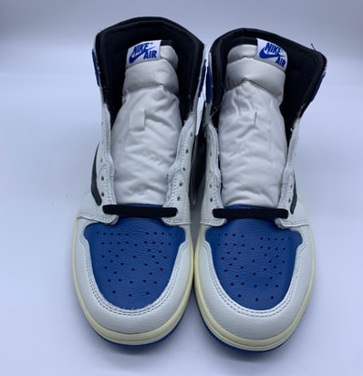 Travis Scott × fragment design × Nike Air Jordan 1 Retro High OG SP "Military Blue"
