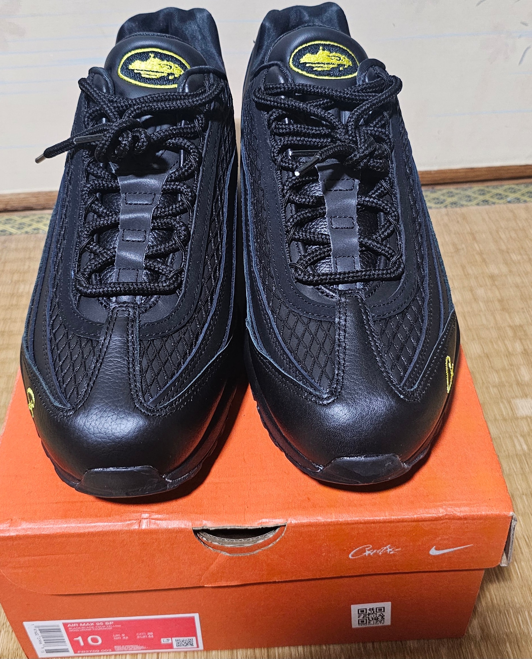 Corteiz × Nike Air Max 95 "Black and Tour Yellow"