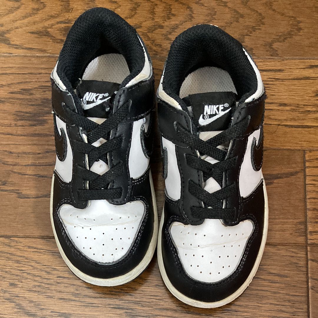 Nike TD Dunk Low "White/Black"