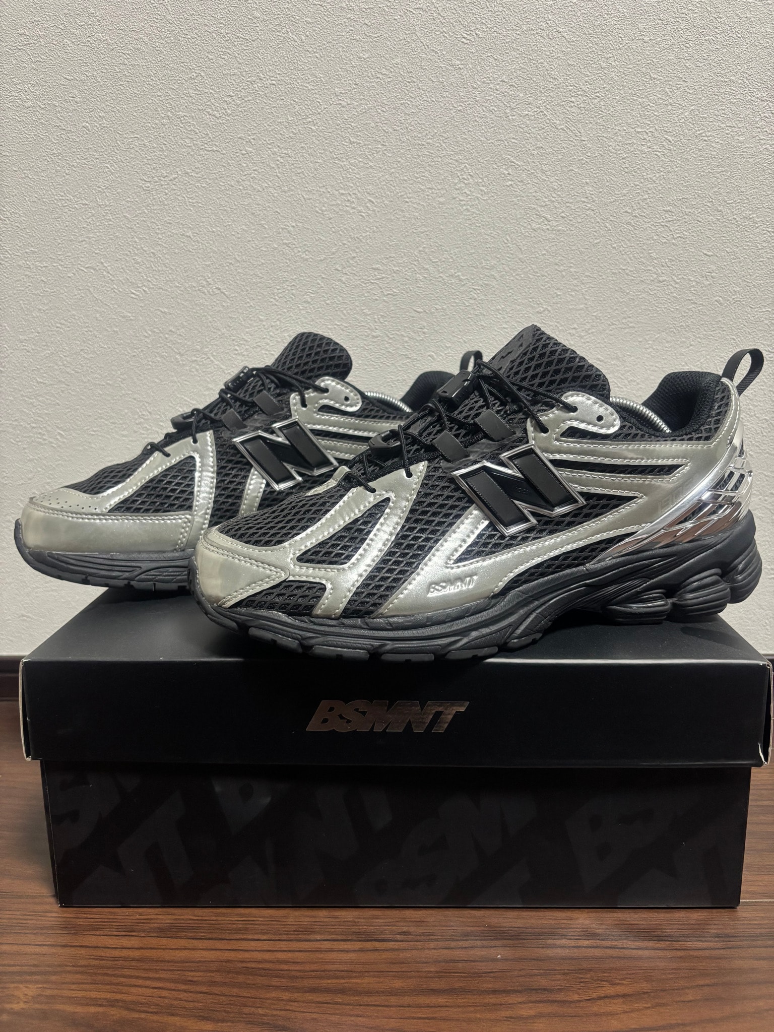 The Basement × New Balance 1906R "Black/Silver"