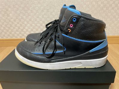 AIR JORDAN 2 RETRO "BLACK/PINK FIRE-PHOTO BLUE-ATOMIC ORANGE"