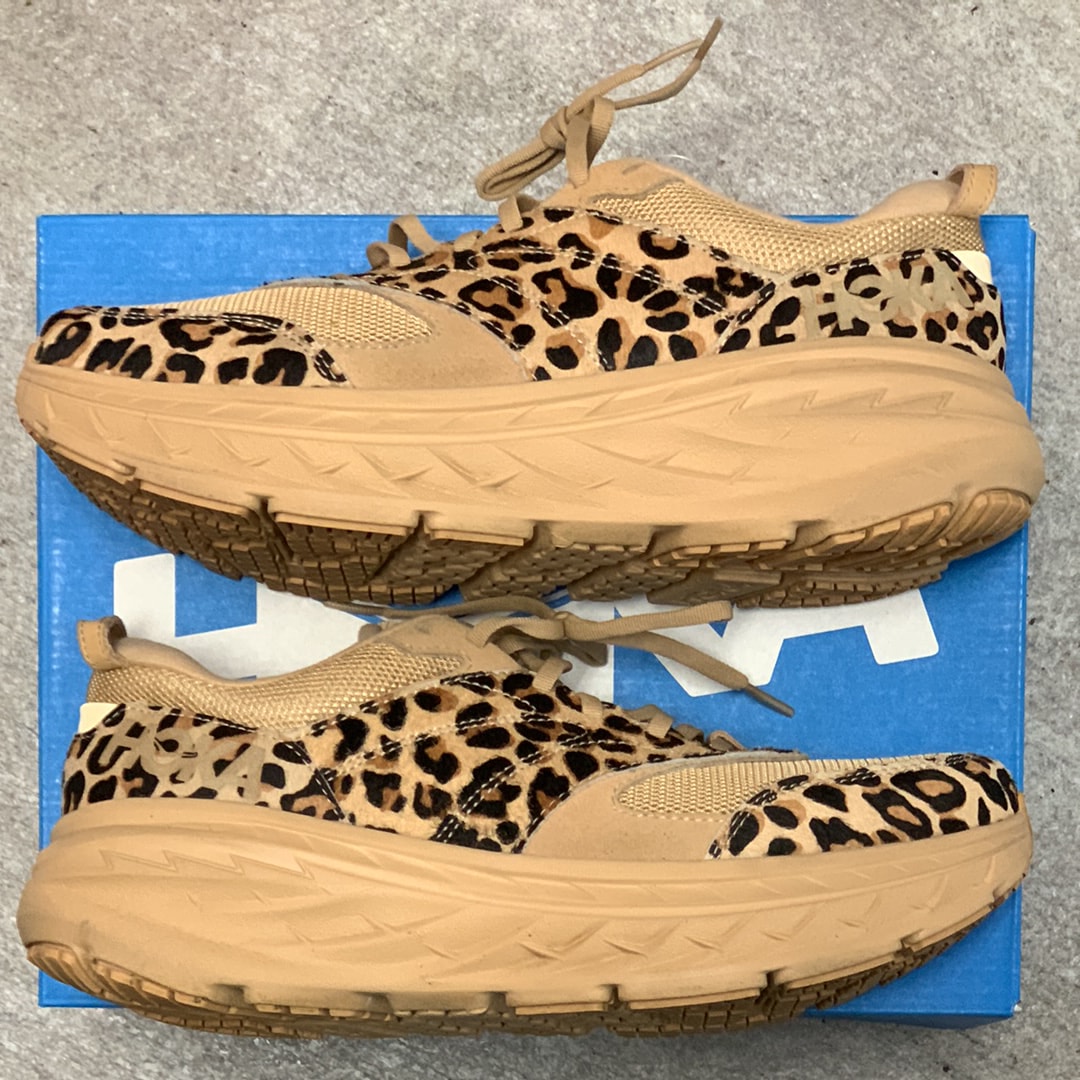 Engineered Garments × Hoka Bondi L "Sand Leopard"