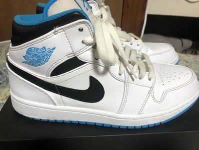 Nike Air Jordan 1 Mid "White/Laser blue"