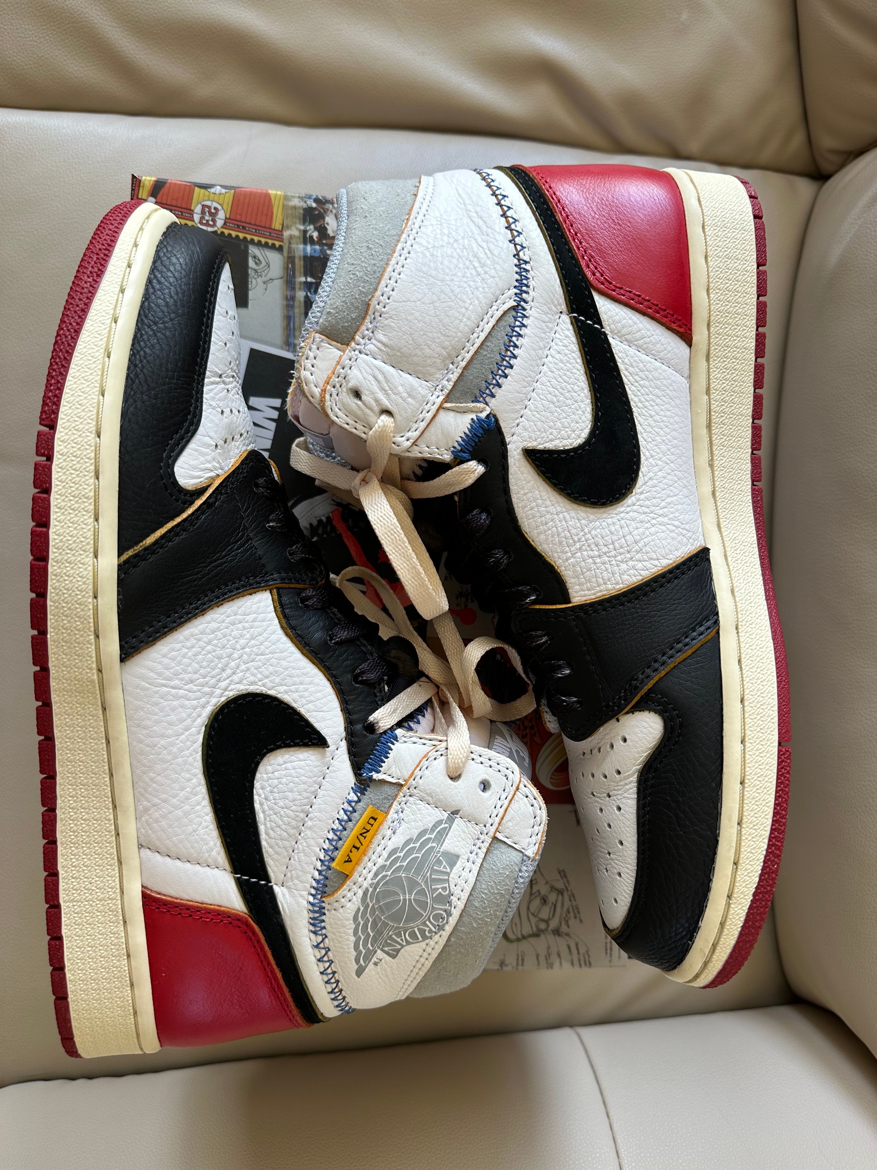 UNION × Nike Air Jordan 1 Retro High OG NRG "Varsity Red/Wolf Grey"