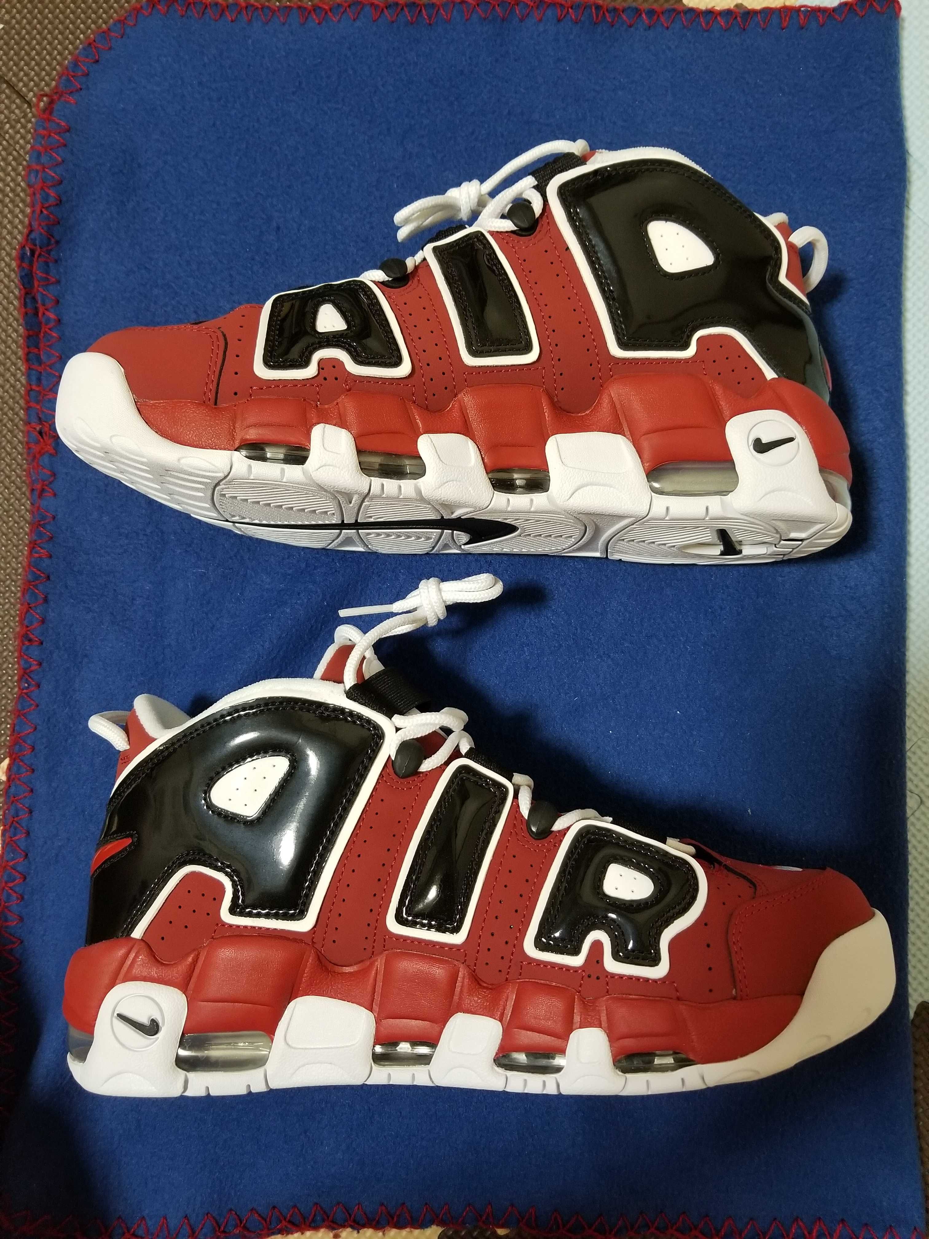 Nike Air More Uptempo ’96 "Black and Varsity Red" (2021) 