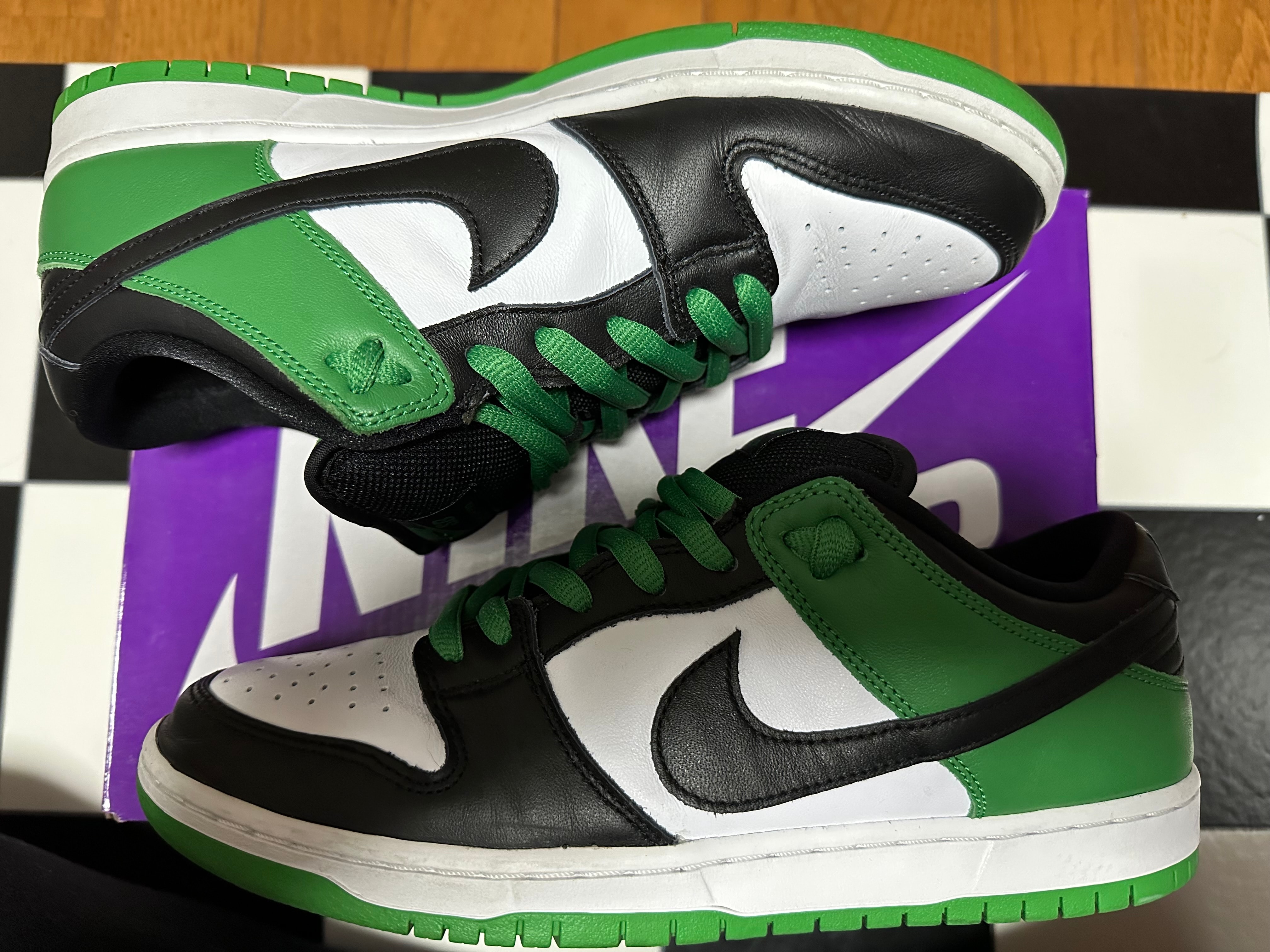 Nike SB Dunk Low Pro "Black and Classic Green"