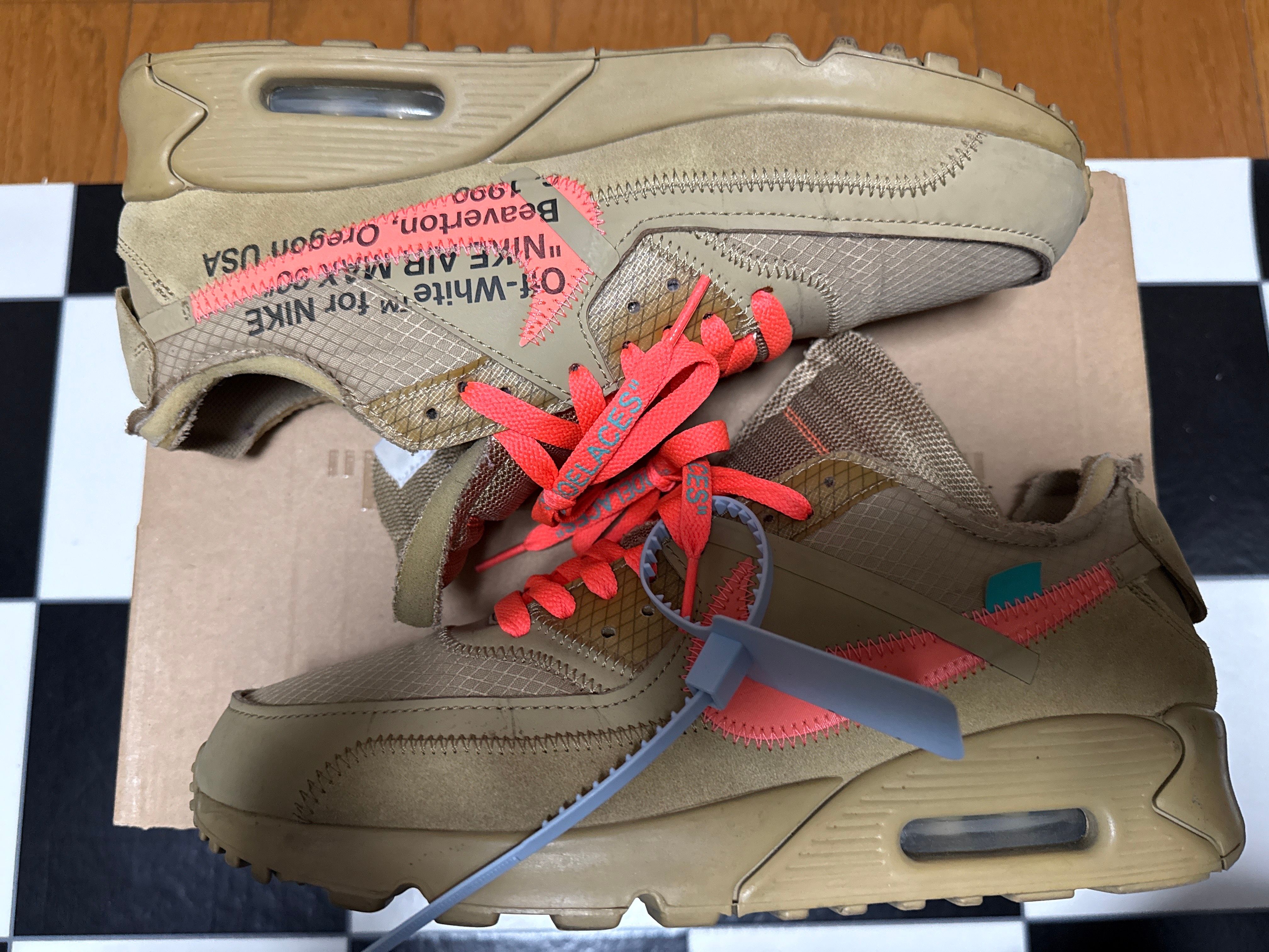 Off-White × Nike Air Max 90 "Desert Ore"