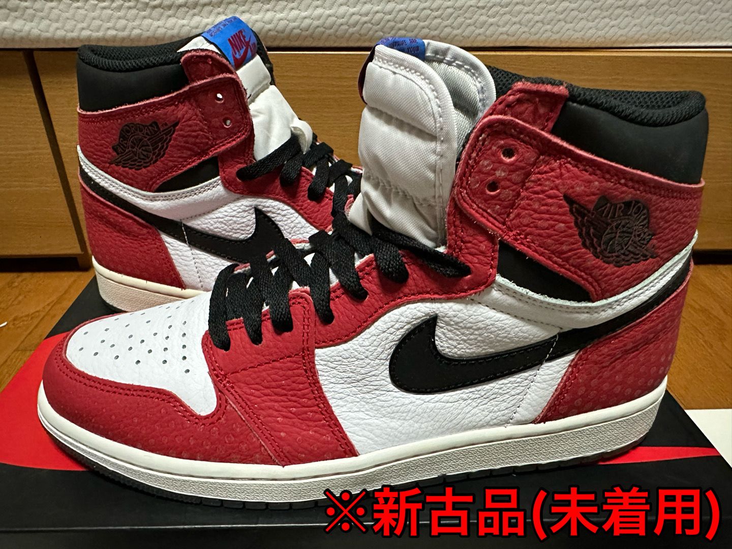 Spiderman × Nike Air Jordan 1 Origin Story "Gym Red/White/Photo Blue/Black"