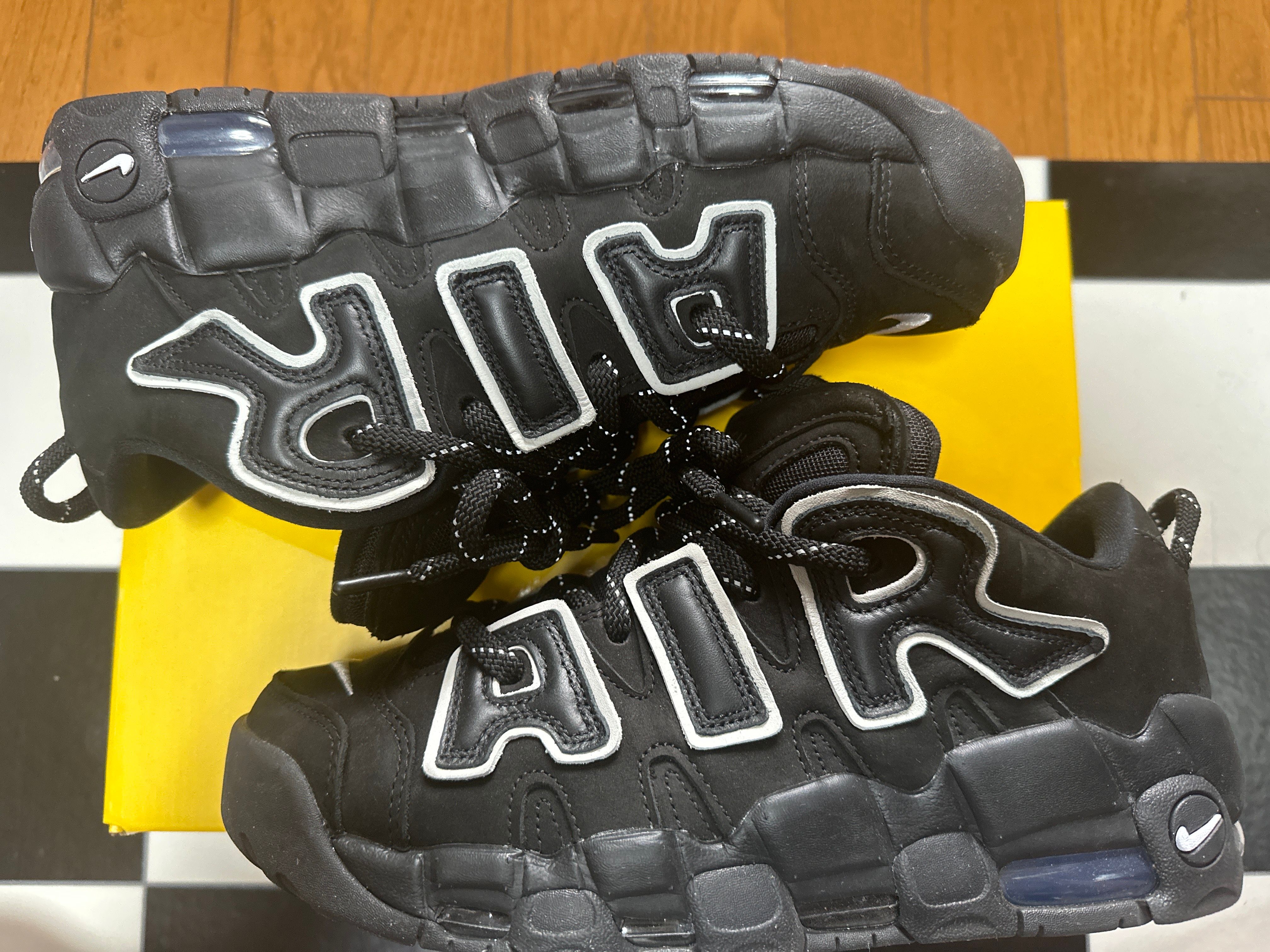 AMBUSH × Nike Air More Uptempo Low "Black and White"