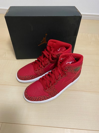 Nike Air Jordan 1 Retro High "Red Elephant Print/Safari"